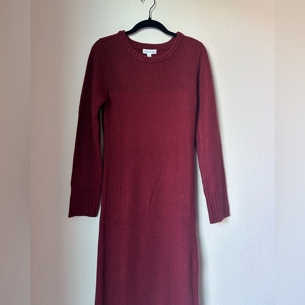 NWT Calvin Klein Midi Sweater Dress